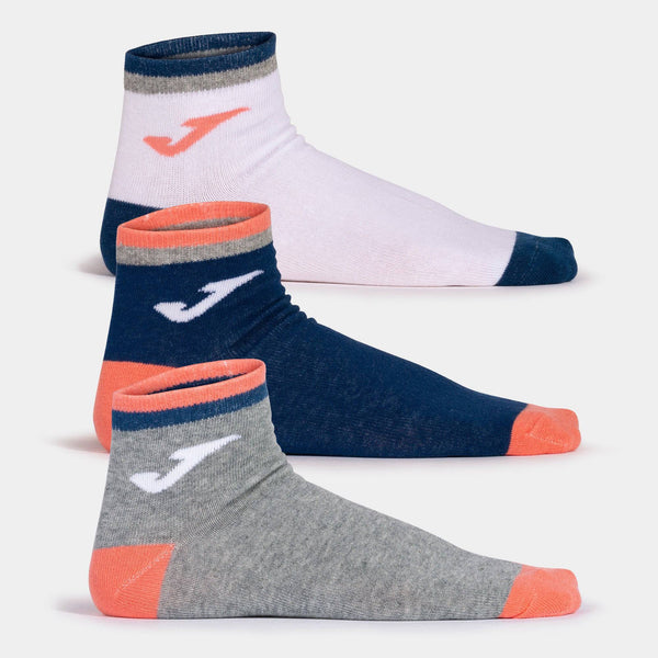 JOMA Ladies 400989 3Pack Socks - Borderland Muff