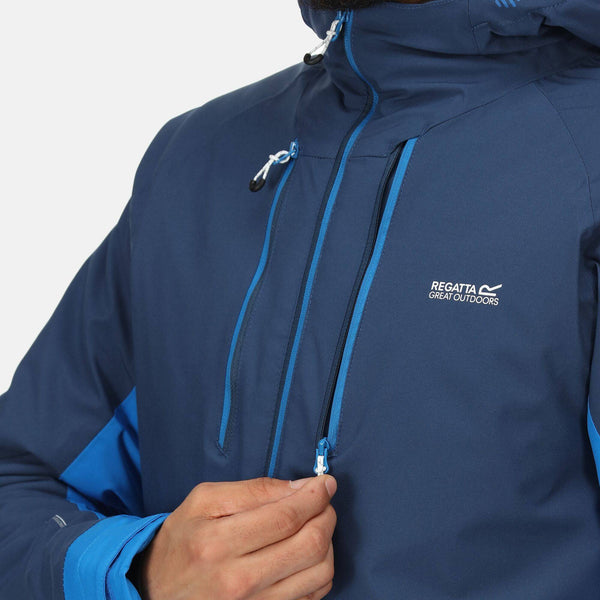 Regatta Mens Highton Padded Jacket -ADMIRAL BLUE - Borderland Muff