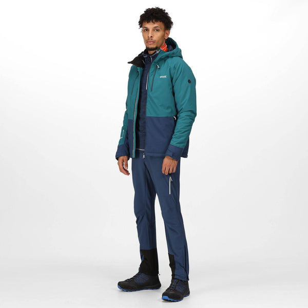 Regatta Mens Highton Padded Jacket -PACIFIC - Borderland Muff