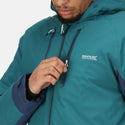 Regatta Mens Highton Padded Jacket -PACIFIC - Borderland Muff