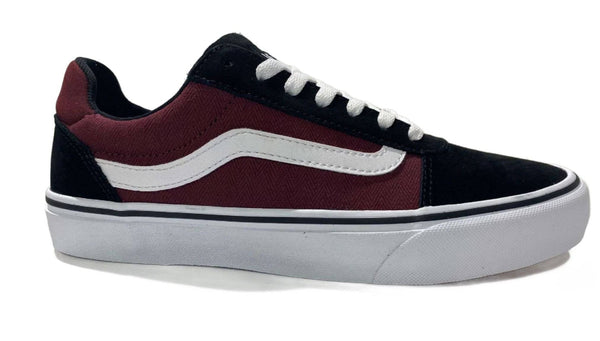 VANS Mens Ward Deluxe Shoe -HERRINGBONE PORT - Borderland Muff