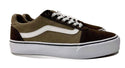 VANS Mens Ward Deluxe Retro Shoe -BROWN - Borderland Muff