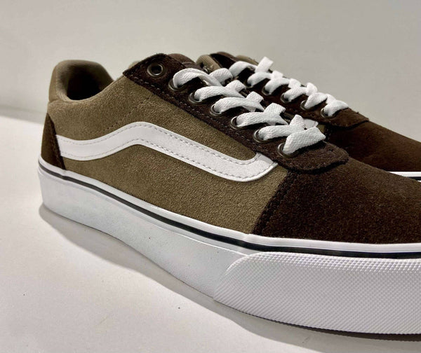 VANS Mens Ward Deluxe Retro Shoe -BROWN - Borderland Muff