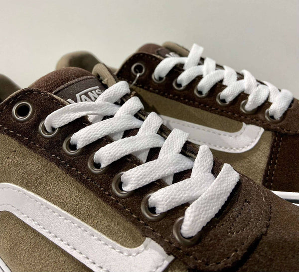 VANS Mens Ward Deluxe Retro Shoe -BROWN - Borderland Muff