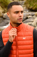Mac in a Sac Mens Alpine Gilet -ORANGE - Borderland Muff