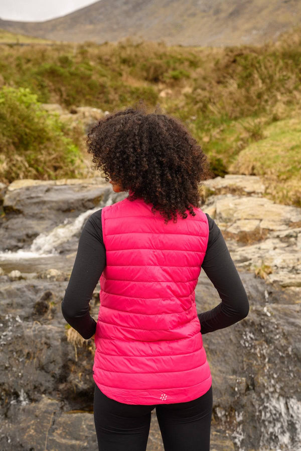 Mac in a Sac Ladies Alpine Gilet -FUCHSIA - Borderland Muff
