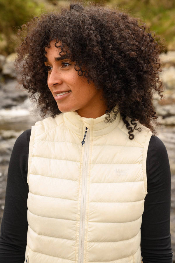 Mac in a Sac Ladies Alpine Gilet -IVORY - Borderland Muff