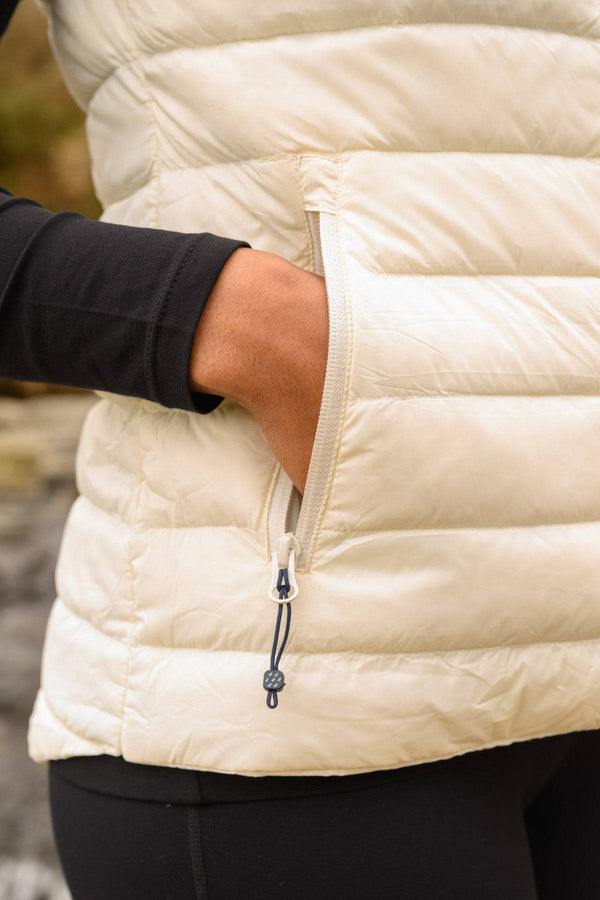 Mac in a Sac Ladies Alpine Gilet -IVORY - Borderland Muff