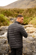 Mac in a Sac Mens Polar Reversible Jacket -BLACK/CHARCOAL - Borderland Muff