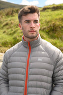 Mac in a Sac Mens Polar Reversible Jacket -ORANGE/GREY - Borderland Muff