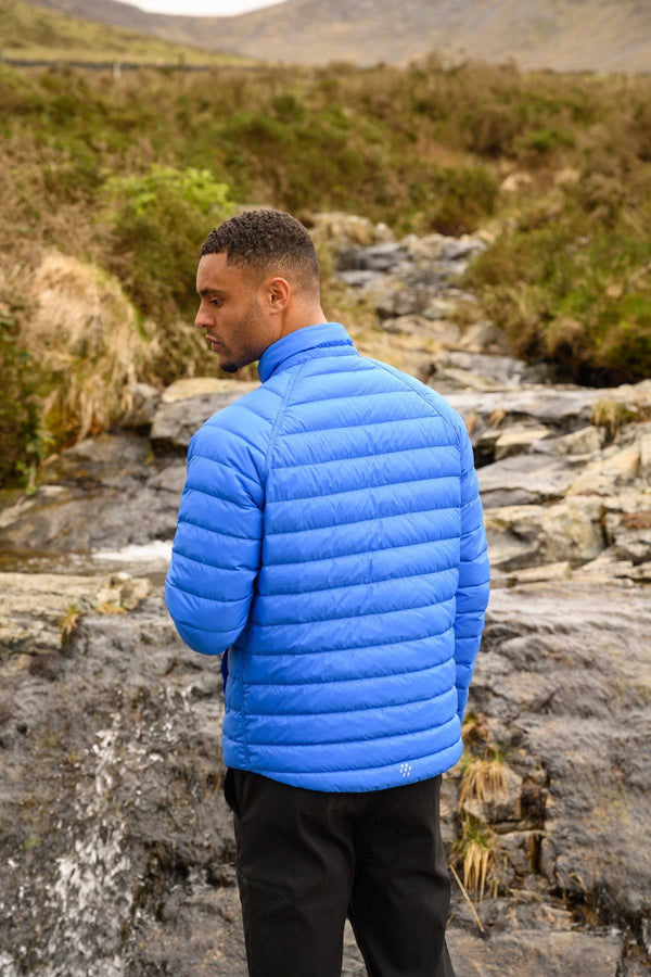 Mac in a Sac Mens Polar Reversible Jacket -BLUE/NAVY - Borderland Muff