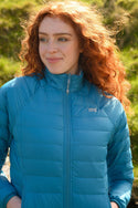 Mac in a Sac Ladies Polar Reversible Jacket -PETROL BLUE/GREY - Borderland Muff
