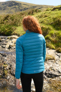 Mac in a Sac Ladies Polar Reversible Jacket -PETROL BLUE/GREY - Borderland Muff