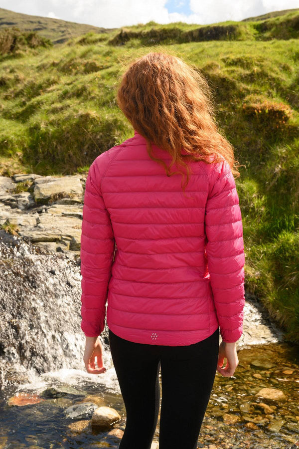 Mac in a Sac Ladies Polar Reversible Jacket -FUCHSIA/NAVY - Borderland Muff