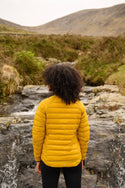 Mac in a Sac Ladies Polar Reversible Jacket -MUSTARD/NAVY - Borderland Muff