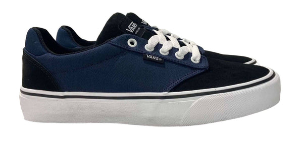 VANS Mens Atwood Deluxe Herringbone Shoe -DRESS BLUE - Borderland Muff