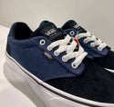 VANS Mens Atwood Deluxe Herringbone Shoe -DRESS BLUE - Borderland Muff