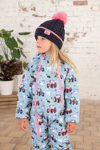 Lighthouse Kids Jamie Padded Puddlesuit -SKY BLUE - Borderland Muff
