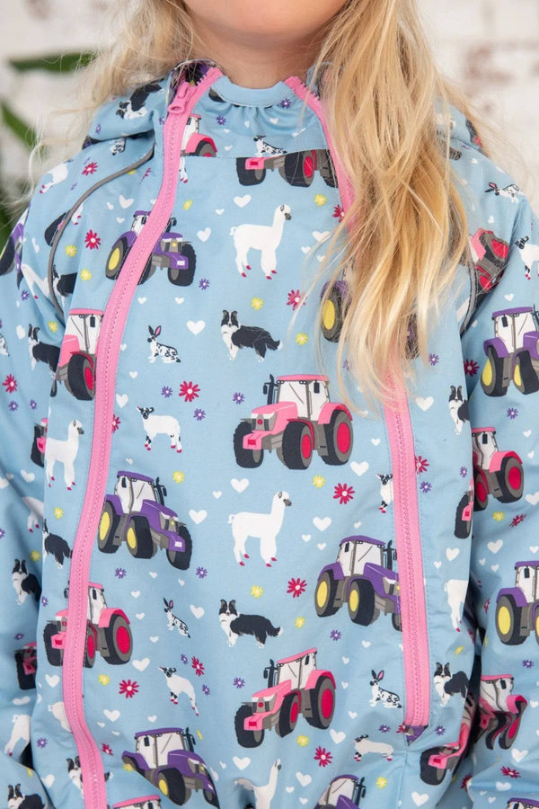 Lighthouse Kids Jamie Padded Puddlesuit -SKY BLUE - Borderland Muff