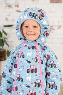 Lighthouse Kids Jamie Padded Puddlesuit -SKY BLUE - Borderland Muff