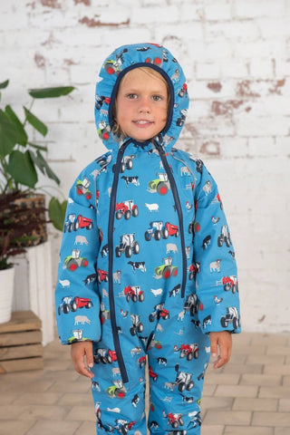 Lighthouse Kids Jamie Padded Puddlesuit -FARM - Borderland Muff