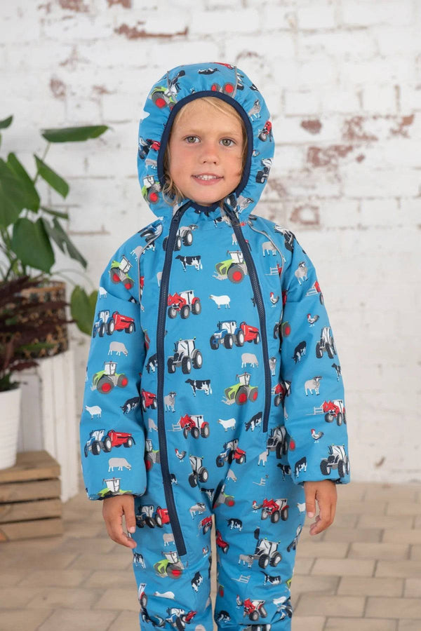 Lighthouse Kids Jamie Padded Puddlesuit -FARM - Borderland Muff