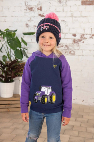 Lighthouse Kids Jill Hoody -PURPLE - Borderland Muff