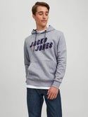 Jack & Jones JCOFRIDAY Hoody-LIGHT GREY - Borderland Muff