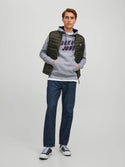 Jack & Jones JCOFRIDAY Hoody-LIGHT GREY - Borderland Muff