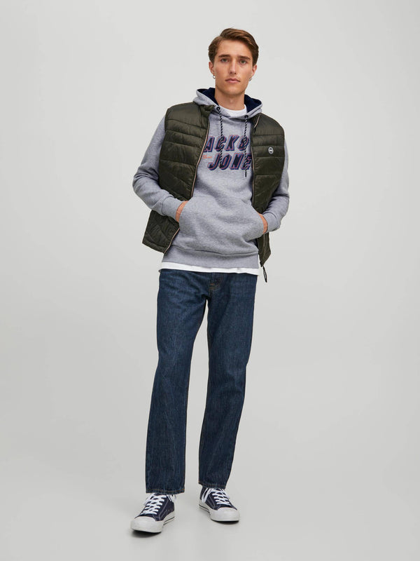Jack & Jones JCOFRIDAY Hoody-LIGHT GREY - Borderland Muff