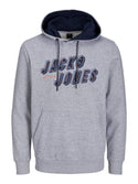 Jack & Jones JCOFRIDAY Hoody-LIGHT GREY - Borderland Muff