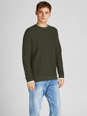 Jack & Jones JCOLOGAN Crew Neck-FOREST NIGHT - Borderland Muff