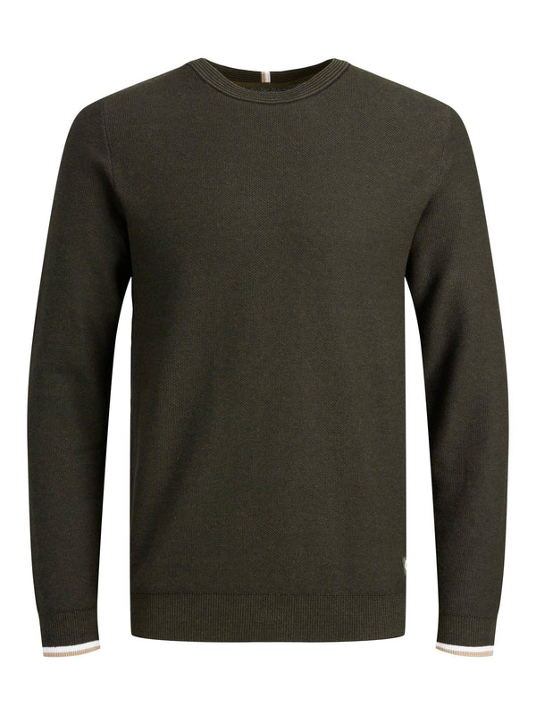 Jack & Jones JCOLOGAN Crew Neck-FOREST NIGHT - Borderland Muff