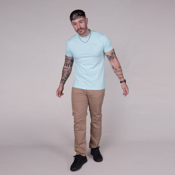 Mineral GLOCK Men's Tee-SEA BLUE - Borderland Muff