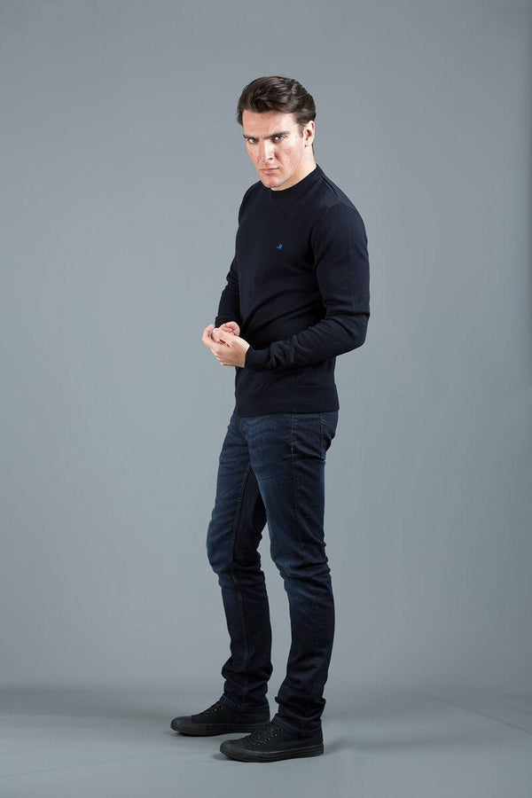 Mineral ARIANA Men's Knit-NAVY - Borderland Muff