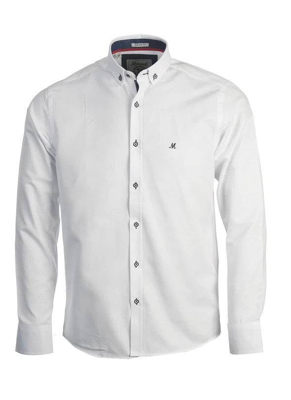 Mineral LOLLAND Men's Shirt-WHITE - Borderland Muff