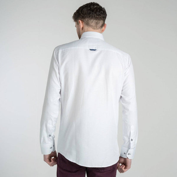 Mineral LOLLAND Men's Shirt-WHITE - Borderland Muff