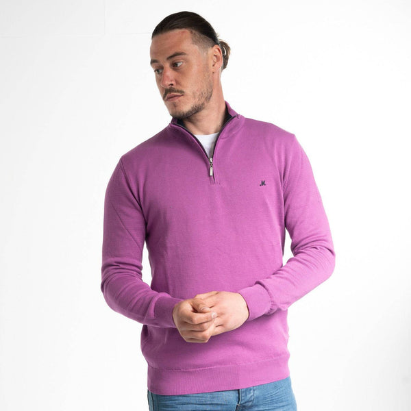 Mineral ALTIS Half Zip Sweatshirt-LILAC - Borderland Muff