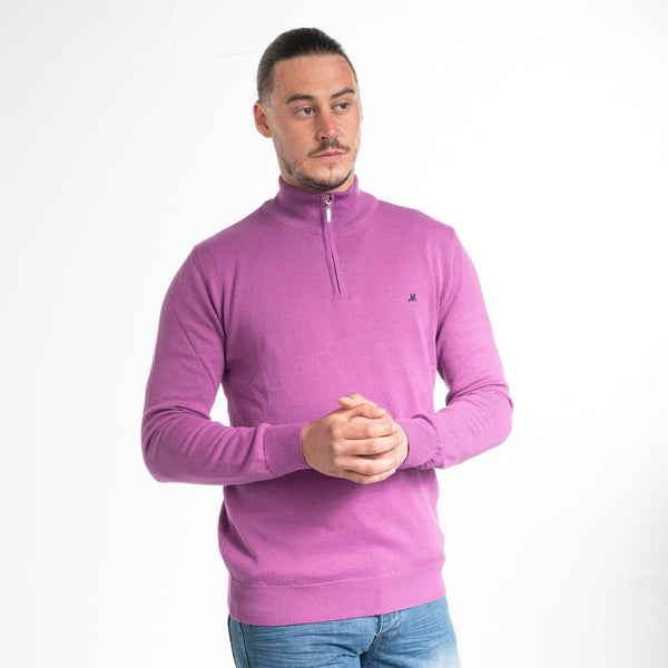 Mineral ALTIS Half Zip Sweatshirt-LILAC - Borderland Muff