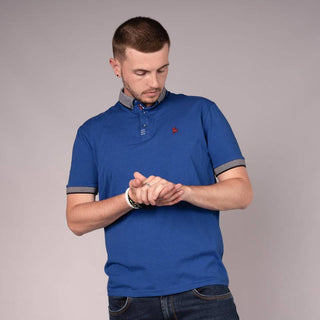 Mineral PARIS Men's Polo-ROYAL BLUE - Borderland Muff