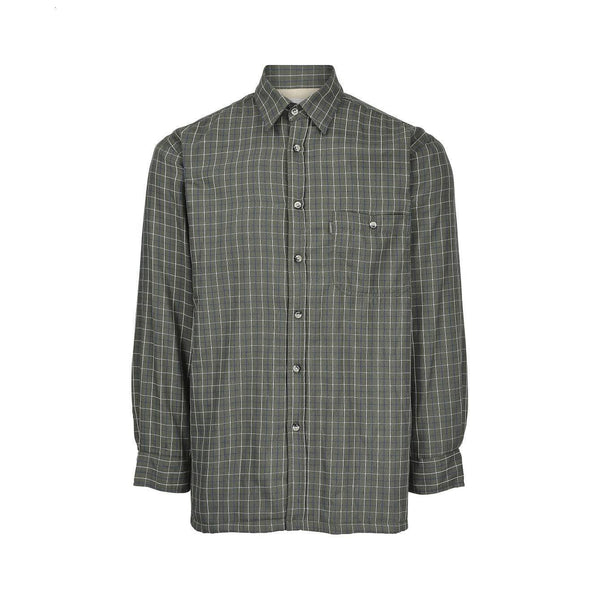 Champion Mens Milton Fleece Lined Shirt-GREEN - Borderland Muff