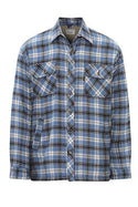 Champion Mens Pennine Fleece Lined Shirt-BLUE - Borderland Muff