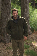 Champion Mens Glen Padde Fleece-OLIVE - Borderland Muff