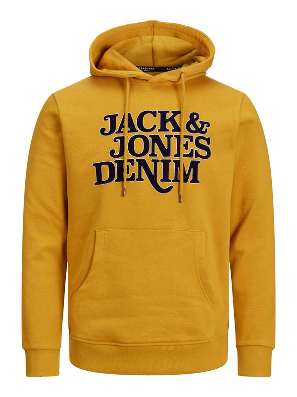 Jack & Jones JJRACK Hoody-GOLD - Borderland Muff