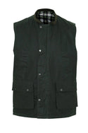 Champion Mens Lanark Wax Bodywarmer-GREEN - Borderland Muff