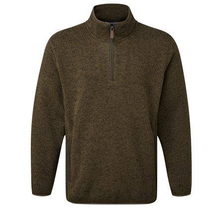 Fort Easton Half Zip Pullover-GREEN - Borderland Muff
