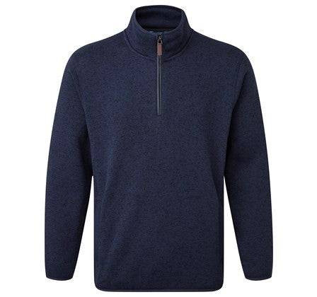 Fort Easton Half Zip Pullover-NAVY - Borderland Muff
