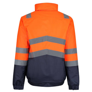 Regatta Pro Hi Vis Waterproof Bomber-HIVIZ ORANVY - Borderland Muff