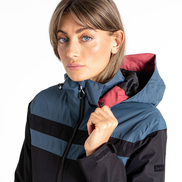 Dare2b Ladies Rapport Ski Jacket-BLACK - Borderland Muff