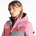 Dare2b Ladies Ice Gleam Ski Jacket -ROSE - Borderland Muff